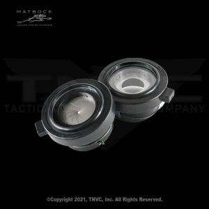 Two black NVG focus devices side by side.