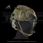 Agilite Gen 4 helmet cover fits tactical helmet.