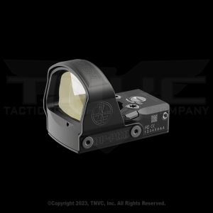 Black Leupold DeltaPoint Pro NV sight, clear lens.