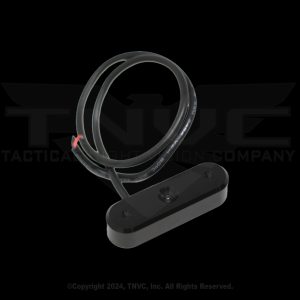 Small black LED pod with cable attached.