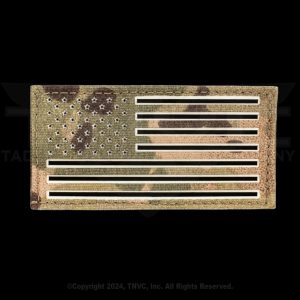 Camouflage flag patch, cut-out stars and stripes.