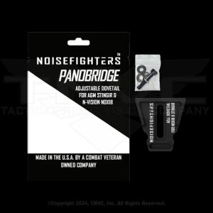 Dovetail mount for NOX18, Fore-Aft adjust. Mounting hardware included. Made in the USA. Combat veteran-owned business.
