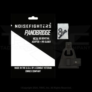 Noisefighters dovetail adapter kit with screws included.