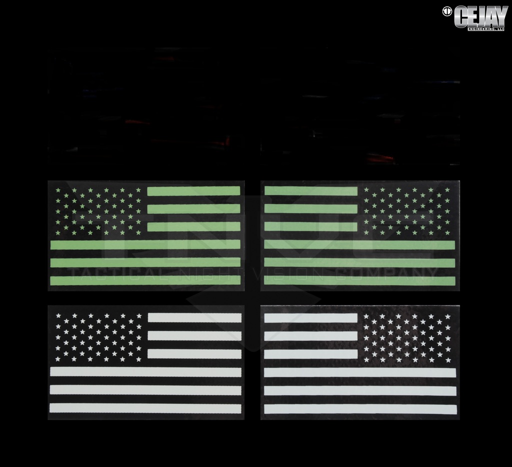 Cejay Engineering U.S. Flag IR Patch - Tactical Night Vision Company